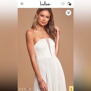 NWT Lulu’s Always Be My Love Ivory Dress